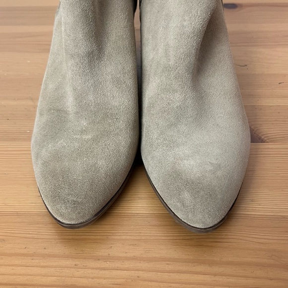 Frye and Co. Holly Military Suede Ankle Booties in Ash Womens Size 8.5 - Picture 6 of 8